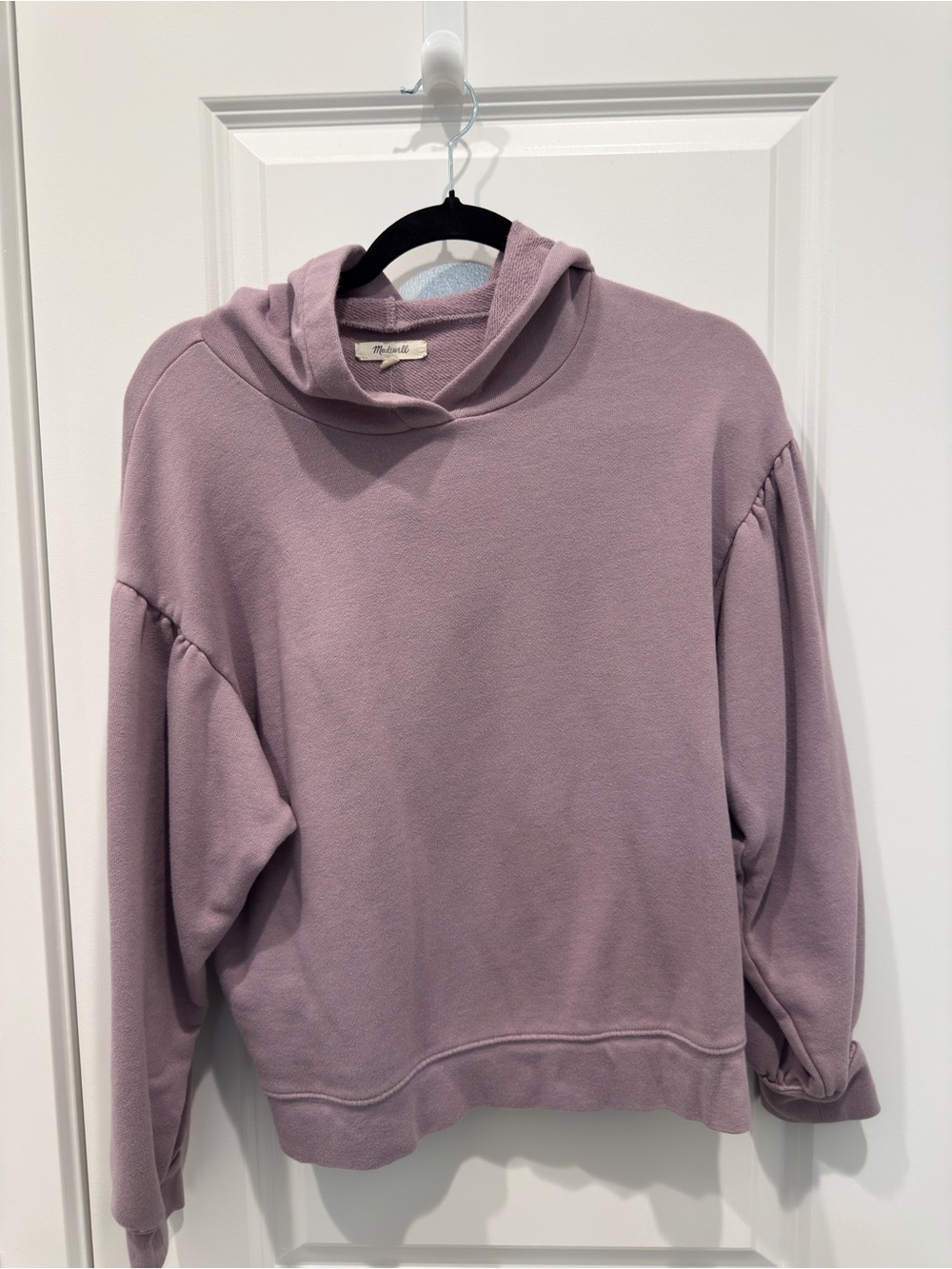 Madewell Mauve Cowl-Neck Pullover